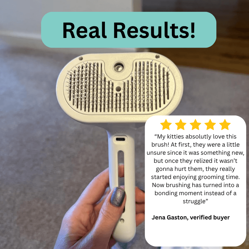 happy pawss™ premium 3-in-1 steam brush