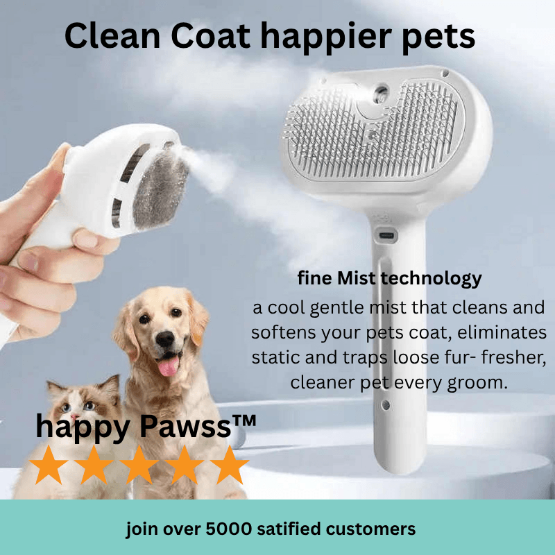 happy pawss™ premium 3-in-1 steam brush