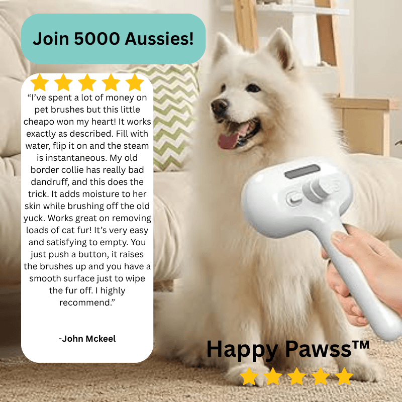 happy pawss™ premium 3-in-1 steam brush